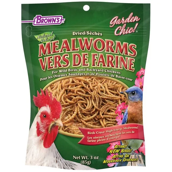 3 oz. F.M. Brown Wild Bird Mealworms Fixins - Health/First Aid